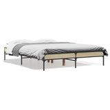 Bed Frame without Mattress Sonoma Oak 140x190 cm 845037