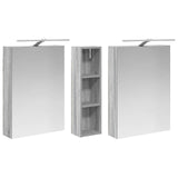 Bathroom Cabinet Set 3 pcs 120 x 14.5 x 70 cm Engineered wood 3403757