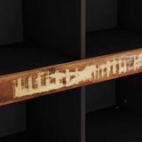Side Cabinet 85x33x107 cm Solid Wood Reclaimed 352903