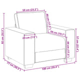 Sofa Set 2 pcs Black 219 x 77 x 82 cm Fabric 3324742