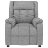 Massage Chair Light Grey Fabric 348120