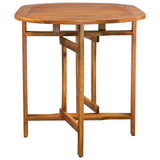 Dining Set Natural wood Solid Acacia wood Set Collapsible 3086969