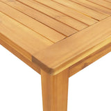 9 Piece Garden Dining Set 180x90x75 cm Solid Wood Acacia 3295259