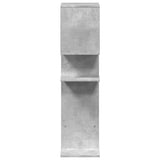 Room Divider Bookcase Concrete Grey 92x29x112 cm Engineered Wood 858123