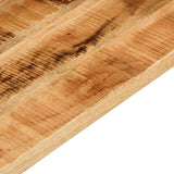 Table Top 180x40x2.5 cm Rectangular Solid Wood Rough Mango 371314