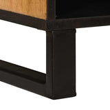TV Cabinet with Drawer Brown 100 x 33 x 46 cm Solid Mango Wood 4018060