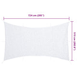 Camouflage Net with Storage Bag 724x515 cm White 4008295