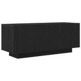 TV Cabinet Black Oak 100 x 35 x 40 cm Engineered Wood 3333066