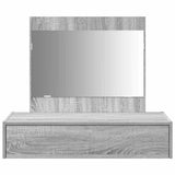 Dressing Table with Drawer Grey 83 x 40 x 70 cm Engineered Wood 865204