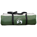 Tunnel Tent 4-Person Green and White 740 x 370 x 220 cm 42004035