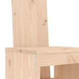 Garden Bar Set Natural Pine Solid Pine Wood Regular Footrest 3157781