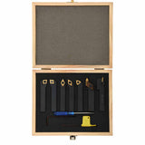 146718 12 Pieces Indexable Turning Tool Set 12x12 mm 80 mm