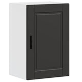 Kitchen Wall Cabinet Porto Black Engineered Wood 854028