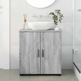 Bathroom Cabinet with Storage Grey Sonoma 61 x 35 x 64 cm 883290
