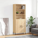 Highboard Sonoma Oak 69.5x34x180 cm Engineered Wood 3189264