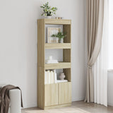Highboard Sonoma Oak 63x33x180 cm Engineered Wood 3309602