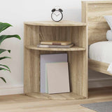 End Table Sonoma Oak 39.7 x 39.7 x 60 cm Engineered Wood 891132