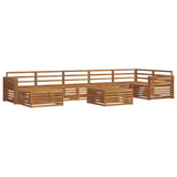 Outdoor Sofa Set 8 pcs Natural 3373864
