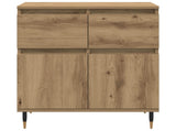 Sideboard Artisan Oak 60 x 35 x 70 cm Engineered Wood and Iron 881724