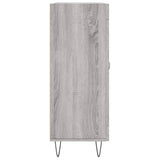 Sideboard Grey Sonoma 69.5x34x90 cm Engineered Wood 828042