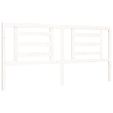 Bed Frame without Mattress White Super King Size Solid Wood Pine 3192897