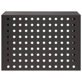 Air Conditioner Cover Black 100 x 50 x 70 cm Steel 8014129