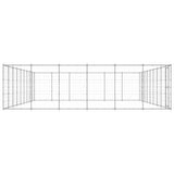 Outdoor Dog Kennel Galvanised Steel 65,34 m 3082331