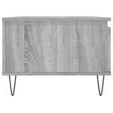 Coffee Table Grey Sonoma 90x50x36.5 cm Engineered Wood 830570