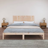 Wall Headboard 185x3x60 cm Solid Wood Pine 824863