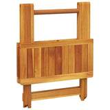 Folding Garden Table 50x50x50 cm Solid Wood Acacia 364893