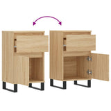 Sideboards 2 pcs Sonoma Oak 40x35x70 cm Engineered Wood 831171