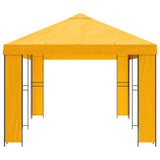 Garden Gazebo 6 x 3 m Yellow Polyester and Steel 190 3376014