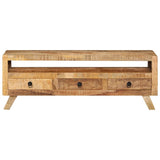 TV Cabinet 110x30x40 cm Solid Mango Wood 337064