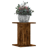Plant Stands 2 pcs Smoked Oak 30x30x40 cm Engineered Wood 3307850