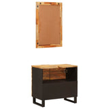 Bathroom Sets with Storage 2 pcs Natural Solid Mango Wood 3310102