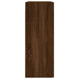 Wall Mounted Cabinet Brown Oak 69.5x34x90 cm 828499