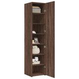 Highboard Brown Oak 40x42.5x185 cm Engineered Wood 3281405