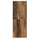 Highboard 2 pcs Old Wood 70 x 42.5 x 185 cm 3365591
