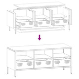 TV Cabinet Mustard Yellow 101.5x39x43.5 cm Cold-rolled Steel 851325
