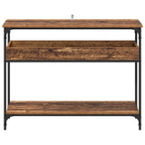 Console Table Old wood 100 x 29 x 75 cm Engineered wood 883522