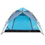 Camping Tent Dome 4-Person Blue Quick Release 4004182