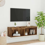 TV Cabinet Set Old Wood 100 x 30 x 30 cm Engineered Wood 886249