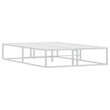 Bed Frame without Mattress White 120x200 cm Metal 4017424