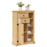Bathroom Cabinet Corona 70x33x110 cm Solid Wood Pine 4013403