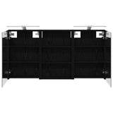 Bathroom Cabinet Set 3 pcs 120 x 10.5 x 60.5 cm Engineered wood 3403737