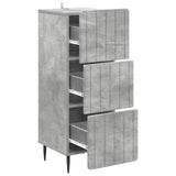 Drawer Cabinet Concrete Grey 33 x 34.5 x 92 cm Engineered Wood 894388
