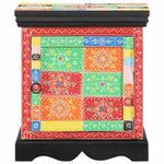 Bedside Cabinet 2 pcs Multicolour 40x35x45 cm Solid Wood Mango 4017563