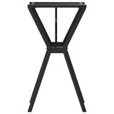 Dining Table Legs Y-Frame 40x40x73 cm Steel 357927