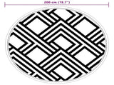 Outdoor Carpet ARAKIL Grey 200 cm PP 368570