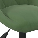 Dining Chair Dark Green Velvet 335363